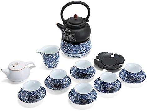 Iiue kung fu чај постави чај морски бранови Бен Чеунг наклон на црната керамика чајник за вриење на котел x