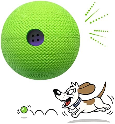 XFRJK Кикот Топката За Кучиња Отскокнување Куче Топката 2.75 Во Нишалка Топки За Преземање Игра Обука Еластична Кикот Звук Интерактивни Куче Топката