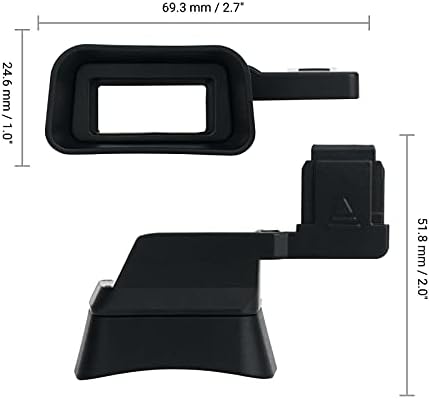 Csyanxing Silicone Extend Camera Camera Eyecup Eyepiece Eyepiece Pitefinder Заштитник на Sony A7C Alpha 7C ILCE-7C замена на камерата