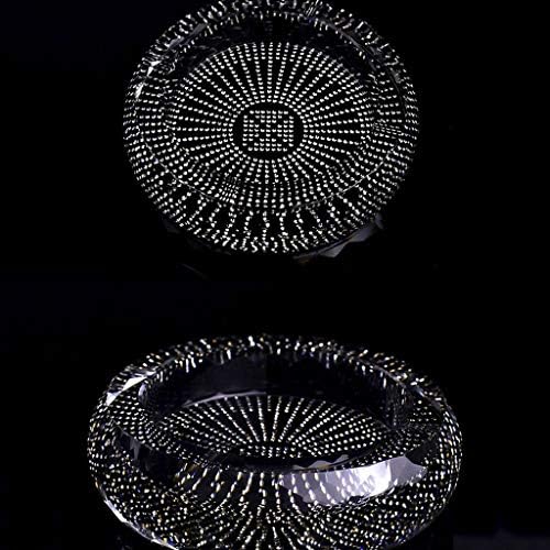 Shangmaoyo Home Ashtray Coverlay Coverless Cristal Glass Ashtray Mase модерен надворешен автомобил во затворен простор за дневна соба канцеларија