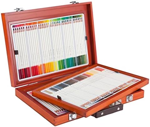 SXNBH 108 бои дрвени обоени моливи постави картонски пакет мрсна боја за цртање моливчиња со молив со пастели со кутија за дрво за пакет