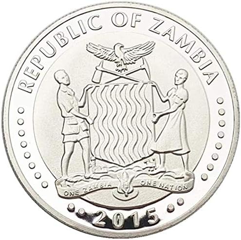 2015 година африкански животински тигар и леопард сребрена позлатена комеморативна монета колекција монета занаетчиска монета тродимензионална