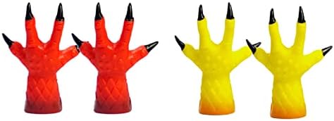 2 парчиња канџи/палми прсти куклена играчка ПВЦ рачни кукли за деца деца во боја разновидни интерактивни семејни активности за забава забава