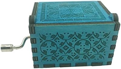 Kyhsom Legend of Zelda Music Box, 18 белешка врежана дрвена рачна чудак музички кутија Вуд рачно чудак музичка кутија за мајка/тато/ќерка/син