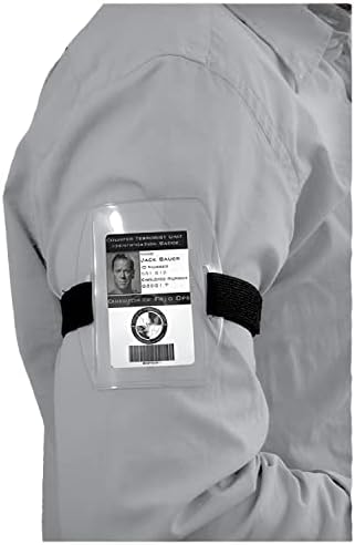 Држач на картичка со 5 пакувања Ултра фино- Универзална големина- Погоден за работа/фитнес/офицер/велосипедизам- држач за картички за лична карта