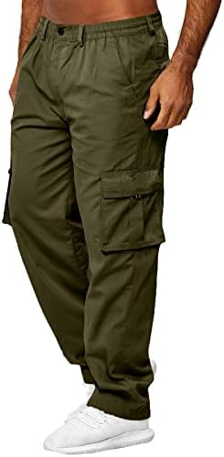 Карго панталони за мажи кои се обидени џогери Атлетски панталони лабави се вклопуваат пешачки панталони на отворено облечени во панталони