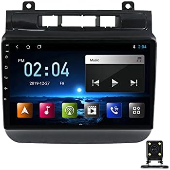 ЗАР 9 Инчен Двоен Дин Автомобил Стерео Аудио Bluetooth Mp5 Плеер ЗА VW Touareg 2012-2015 Мултимедијално Радио Со Резервна Камера/SWC/FM/RDS/Carplay/DSP/4G/WIFI