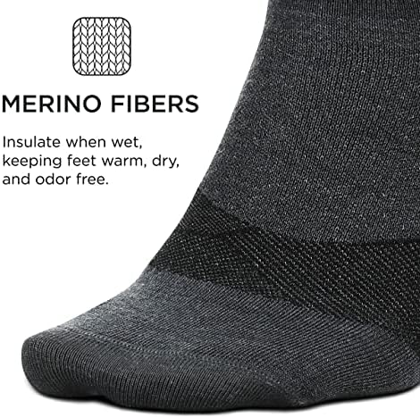 Нозе мерино 10 ултра лесен четвртина чорап лента