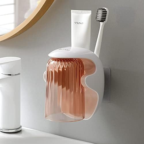 Simple·доо едноставна магнетна чаша за миење уста Монтирана На Ѕид Чаша За плакнење Уста Поставете Држач За Чаши За Заби Четка
