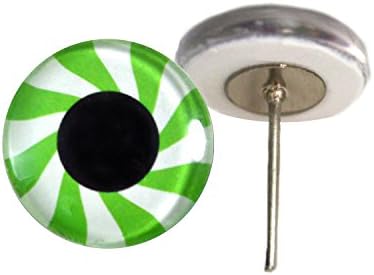Нане зелено бонбони стакло очите на жицата игла за игли за игла, правејќи материјали и други занаети