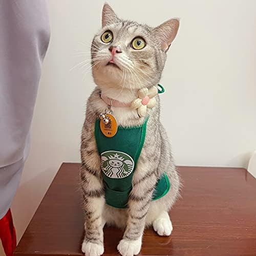 Rutnpo Pet Bucks Pet Cat Cats, облека за миленичиња кучиња ， смешен костум за миленичиња ， погоден за повеќето мали кучиња или мачки. Мека,