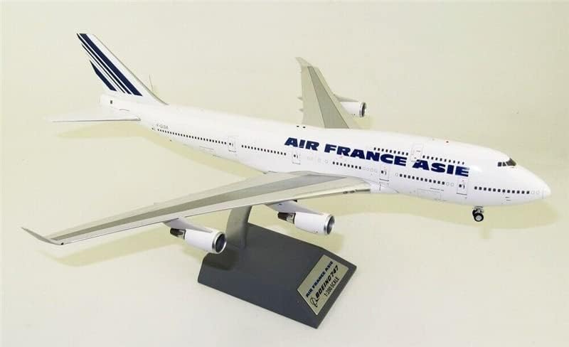 Inflate 200 Air France Asie for Boeing 747-400 F-Gisa со Stand Limited Edition 1/200 Diecast Aircraft Prefuilt Model