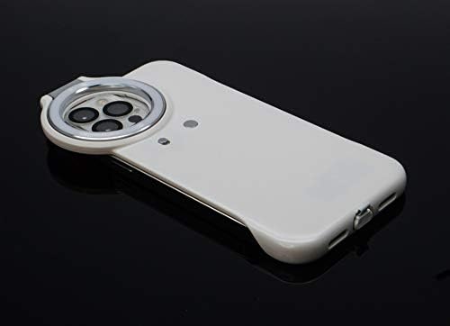 Сееран Прстен Светло Телефон Случај за iPhone 1212 pro, LED Selfie Прстен Светлина со 3 Режими, YouTubeTiktokLive selfie случај