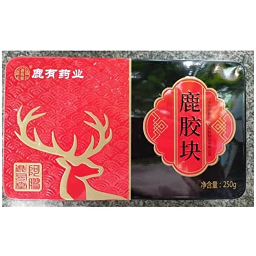 Лепак на елени лепак оригинален Шандонг елени Youtang Deer Look Block 250g A = Лепак торта Ejiao Raw Material оригинално парче елен филм
