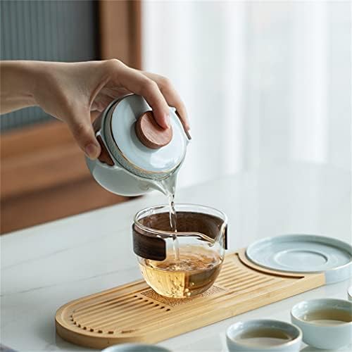XSNBH преносен чај за патувања постави мала сет преносна торба на отворено јапонски чај сет