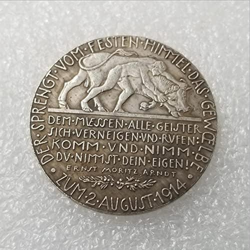 Американски Морган Скитник Монета Архимед И Земјата Монета Подарок Архимед И Земјата Монета Сувенир Среќа Монета