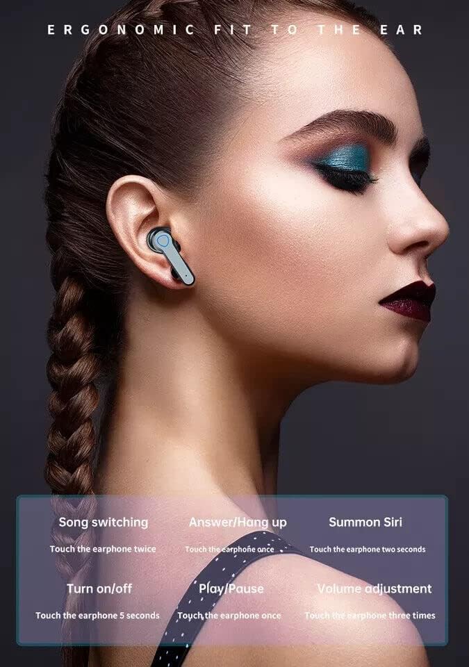 За Samsung Galaxy S20+ Вистински Безжични Слушалки Bluetooth 5.1 Слушалки Контрола На Допир СО Led Дигитален Дисплеј За Полнење,