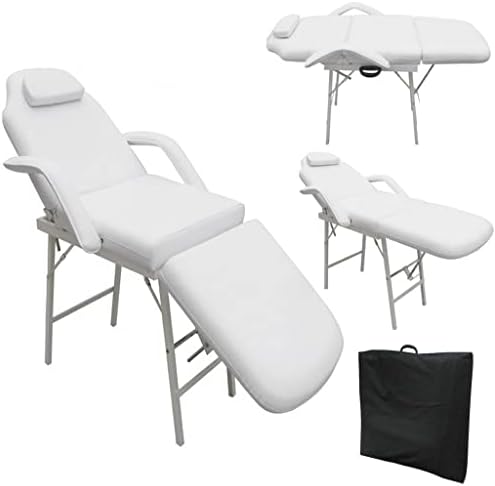 Ytyzc 73 '' Преносен салон за тетоважа салон за кревет за убавина масажа маса стол преклопна, лесна за носење