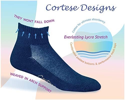 Женски атлетски удобни чорапи Кортес дизајнира срца