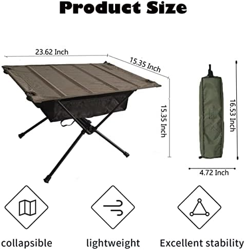Преносна табела за преклопување на отворено, преклопна маса, преклопна маса на плажа, лесна табела за камп, табела за кампување