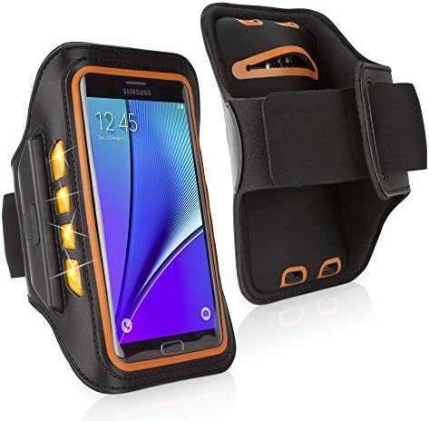 Case Boxwave Case компатибилен со Honor Holly - Jogbrite Sports Armband, Sightibility Security Light LED тркачи на тркачи за чест