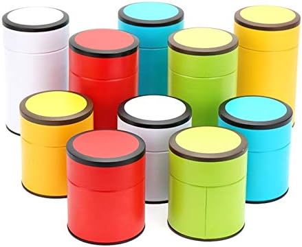 Anncus 2018 Тркалезна чај калај кутија за складирање на бонбони за садови за кафе 32 парчиња/лот - многу -