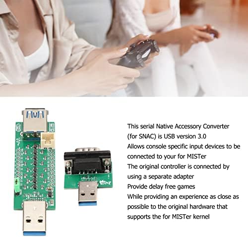 USB 3.0 Контролер Адаптер ЗА SNAC, Комплет За Конвертор На Контролор На Игри За Gensms Адаптер За Mister IO Модул, Приклучок И Игра