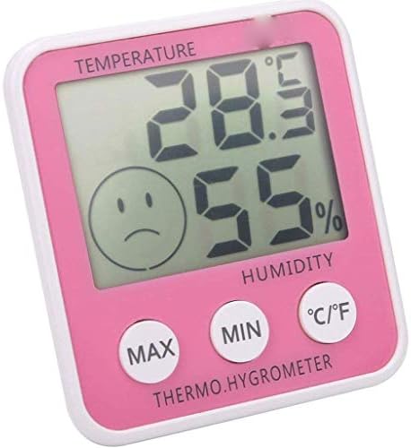 WDBBY Дигитален Хигрометар Внатрешен Термометар Мерач на Влажност Со Позадинско Осветлување, Монитор За Влажност На Температурата
