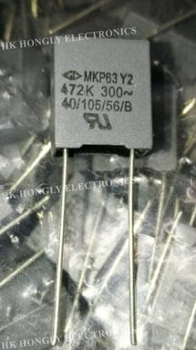 30PCS MKP63 300V Y2 102M 152M 222M 222K 332M 472K 0.0010UF 1.0NF 1000PF 0.0047UF P = 7,5mm филмски кондензатор -