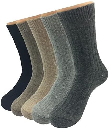 Kfjbx 5 пара/многу чорапи мажи долга зимска топла кашмир удобни чорапи машки подарок