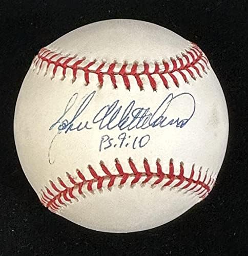 Џон Ветленд Пс 9: 10 Потпишан Официјален 1996 Светската Серија Бејзбол со Холограм-Автограм Бејзбол