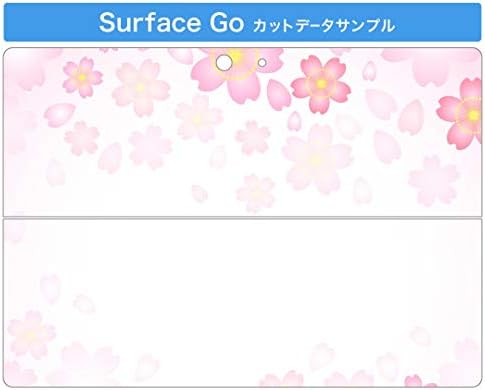 Декларална покривка на IgSticker за Microsoft Surface Go/Go 2 Ултра тенки заштитнички налепници на телото 005307 цреша цвеќиња розова