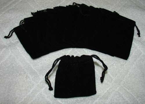 Гибест Бест 50 Пакет 3 Х 4 Промоција На Големо-Торбички За Накит Од Црна Кадифена Ткаенина/Торби За Врвки