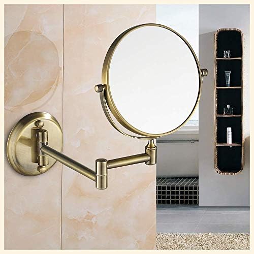 ПЕШТЕРА Огледала За Шминка Поставени На Ѕид Со Зголемување Продолжете Цврсто Прилагодливо Козметичко Огледало Огледало За Бричење