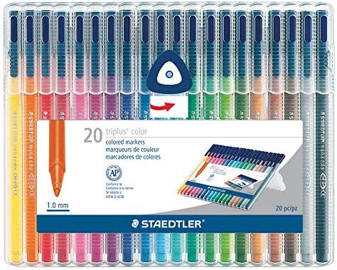 STAEDTLER TRIPLUS COLOR - Сет на маркер во боја од 20 парчиња