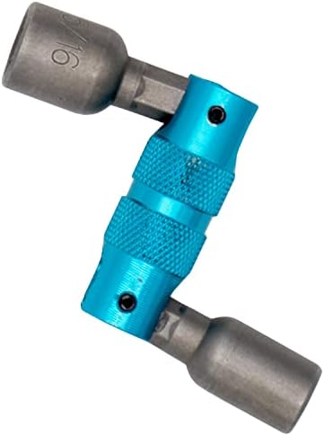 Снабдување на побарувачката за возач на двојни ореви ZT10 1/4 и 5/16 инчи со шарки HVAC алатка за HVAC