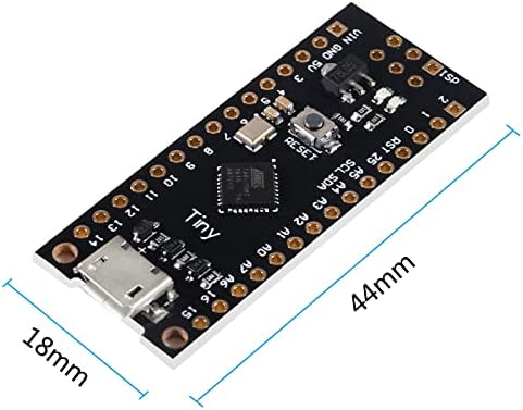 QCCAN 4PCS MH-Tiny Attiny88 Micro Development Board 16MHz Надграден /за Nano v3.0 Atmega328 Продолжен компатибилен за Arduino