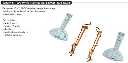 Eduard EDB632079 1: 32-BF 109G-Undercariage Bronze Brassin комплет, разни