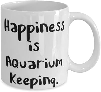 Најдобар аквариум чувајќи кригла 11oz 15oz, среќа е чување на аквариум, мотивациони за мажи жени, роденден