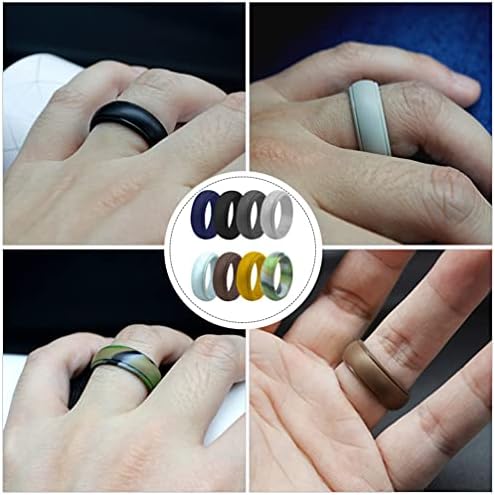 Генерички силиконски венчален прстен силиконски стабилни прстени жени спортски прстени за жени жени свадбени бенд