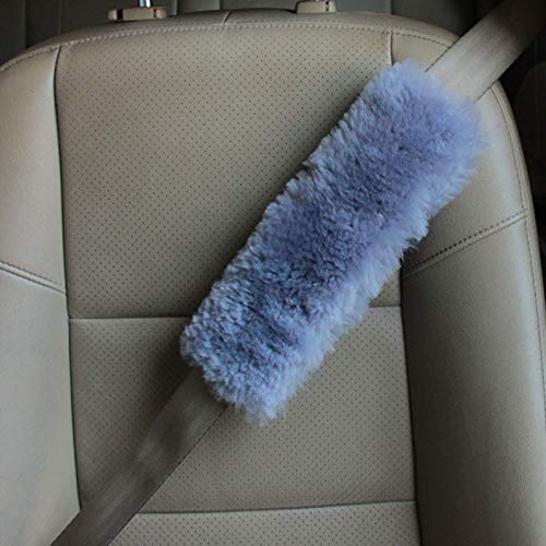 Suntrade Soft Faux Car Seat Belt Подлона, подлога за безбедносен ремен за безбедност на автомобили за возрасни и деца, погодна за