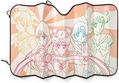 Карактеристики на Sailor Moon Supers, хармоника за сонце за шофершајбната | Заштитник на визир на Сонце за автомобили, камиони,