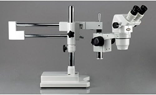 Амскоп ЗМ-4Б3 Професионален Бинокуларен Микроскоп За Стерео Зумирање, Ew10x Окулари, 2x-45X Зголемување, 0,67 X-4,5 X Зум Цел, Амбиентално