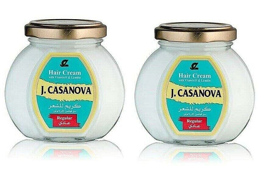 2pcs J. Casanova со крем за коса со витамин Е 2x5,29 мл, 10,58 унца