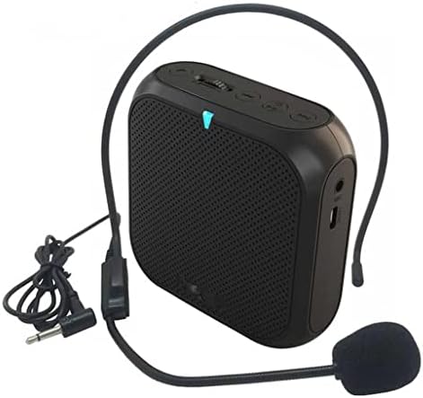 CXDTBH Преносен глас засилувач Мегафон засилувач со жичен звучник за звучник за микрофон FM Radio MP3 Обука за наставници
