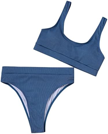 Сончоглед од мијашуи плус големина костум за капење жени секс бикини постави чипка без грб со две парчиња плажа жени кои пливаат