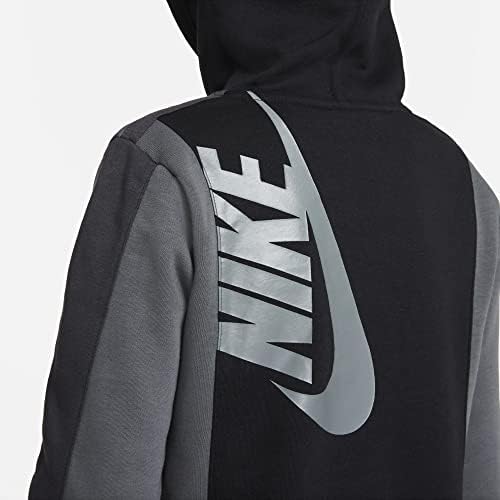 Nike Sportsswear засилувајте го и качулката за пулвер на големите деца