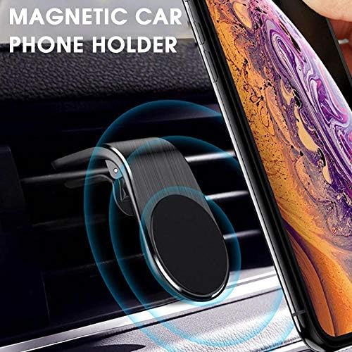 Монтажа за автомобили за Apple iPhone 12 - Clip Magnetomount, метален автомобил за воздушен вентил Силен магнет монтирање за Apple