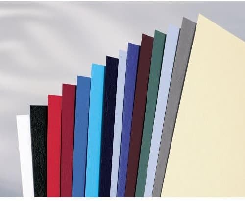 Извештајот за GBC опфаќа предна PVC A4 чиста и назад A4 Leathergrain White Ref CR140070 [Пакет од 25x2]