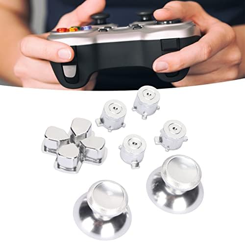 Контролер Метални Копчиња, Текстура Дизајн Стилски Копче Џојстик Клуч Намалување На Заморот ЗА PS5 Контролер